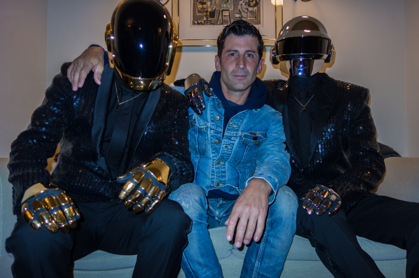 Daft Punk in LA with DJ Falcon