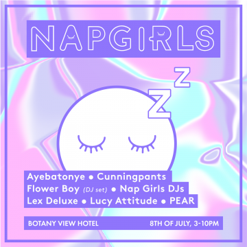Nap Girls AU are hosting a FREE party this weekend