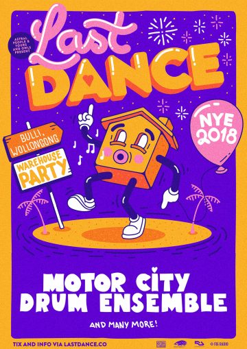 Motor City Drum Ensemble is playing a cheeky New Years warehouse party
