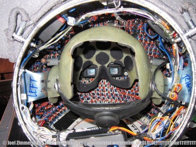 What does the inside of Deadmau5's helmet look like?