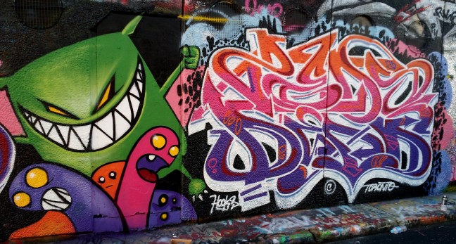 Zeds Dead and Feed Me paint in sydney