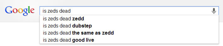 zeds dead google